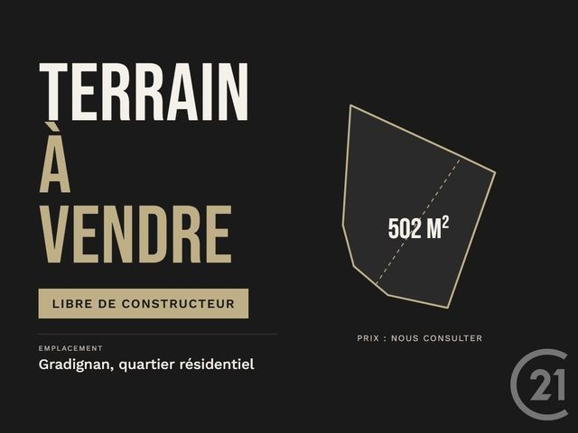 Terrain à vendre GRADIGNAN